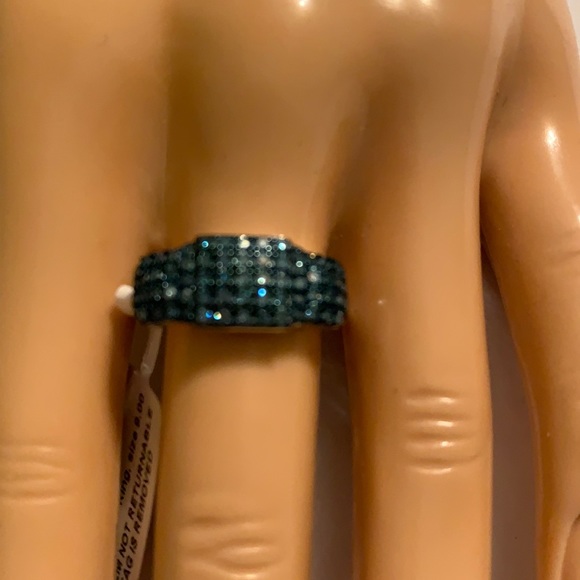LC Jewelry - BLUE DIAMOND, VENICE, RING, (HPHT) , SIZE 9